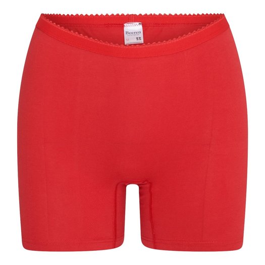 Dames boxershort softly met lange pijp zwart ( foto is wit