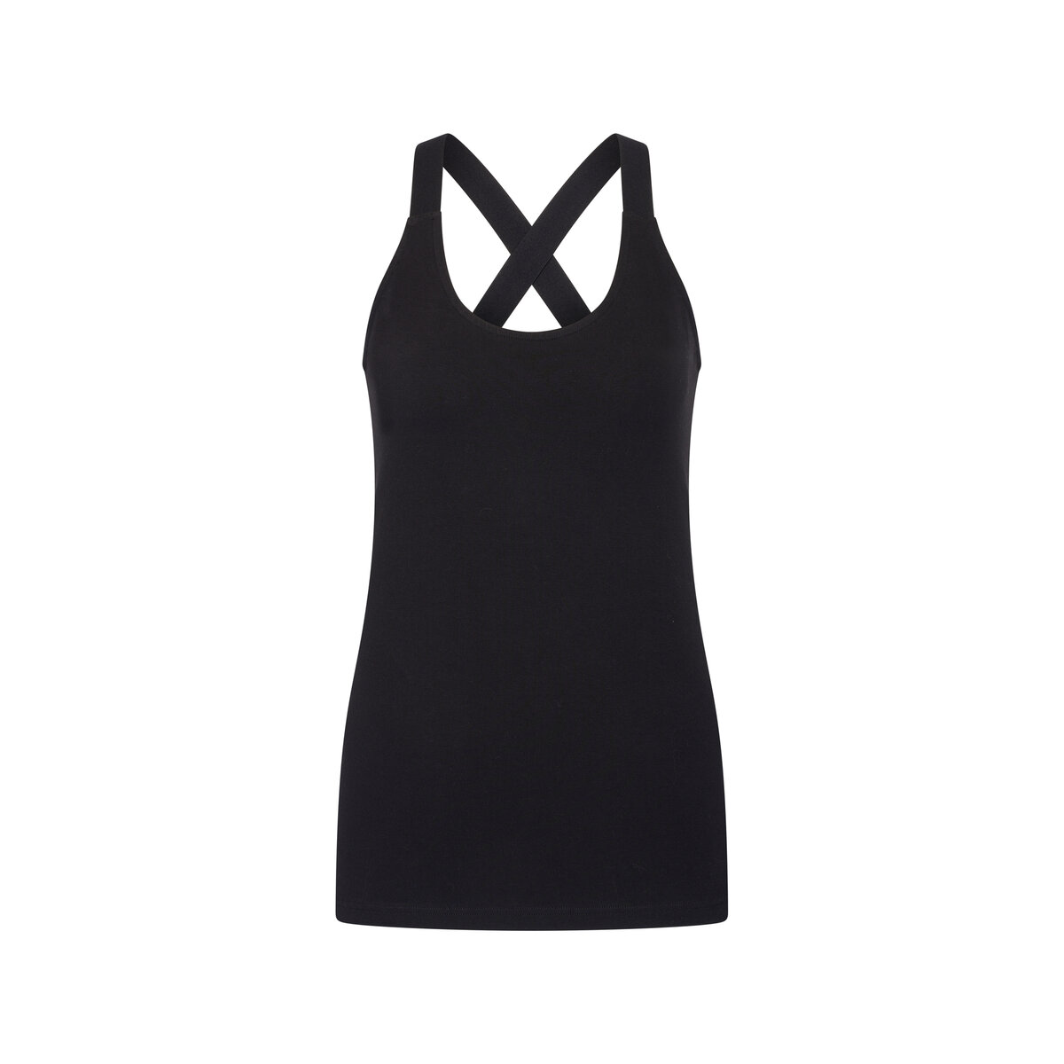 Beeren Cotton Stretch Dames Top Celine &ndash; Zwart