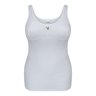 Dames cuphemd Jacqueline Wit