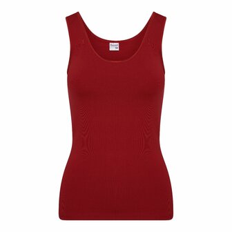Dames hemd Elegance Donkerrood (Chilipepper)