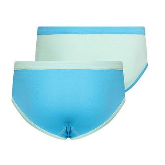 Mix&amp;Match Meisjes slips Mint/Turqouise (2-pack)