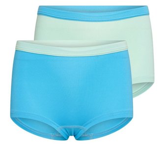 Mix&amp;Match Meisjes boxershorts Mint/Turqouise (2-pack)