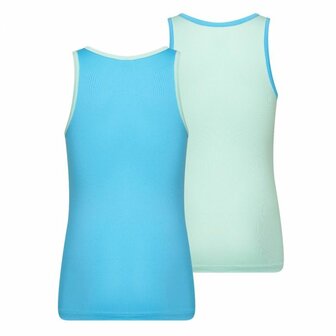 Mix&amp;Match Meisjes hemd Mint/Turqouise (2-pack)