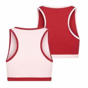 Mix&amp;Match Meisjes hesjes L.Roze/D.Rood (2-pack)