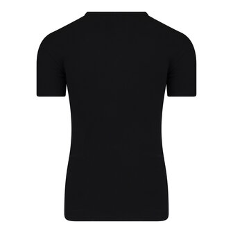 Heren T-shirt V-hals en K.M. M3000 Zwart