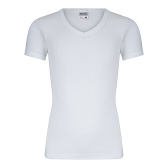 Jongens T-shirt V-hals M3000 Wit