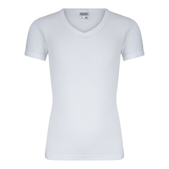 Jongens T-shirt V-hals M3000 Wit