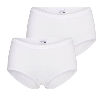 Beeren Comfort Feeling Dames Midi slip wit (2-pack)
