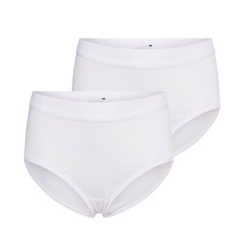 Meisjes slip Comfort Feeling Wit (2-pack)