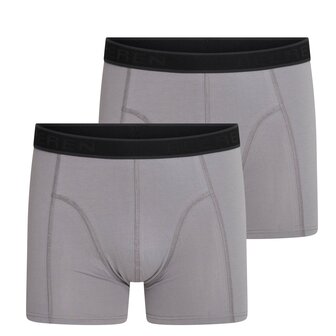 Heren boxershort Cotton Stretch Hugo Grijs (2-pack)