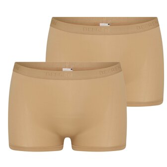 Beeren Young Dames boxershort Beige (2-pack)