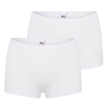 Dames boxershort Comfort Feeling Wit (2-pack)