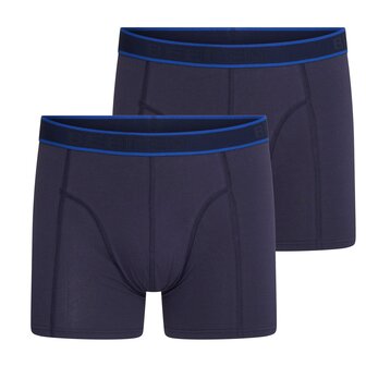 Heren boxershort Cotton Stretch Hugo Marine (2-pack)