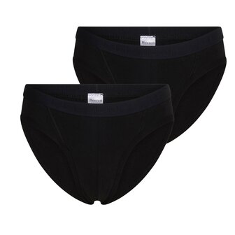 Beeren Heren sportslip Comfort Feeling Zwart (2-pack)