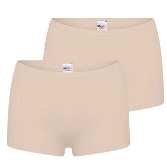 Beeren Comfort Feeling Dames Boxershort Beige (2-pack)