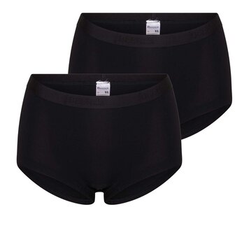 Beeren Young Dames short Zwart (2-pack)