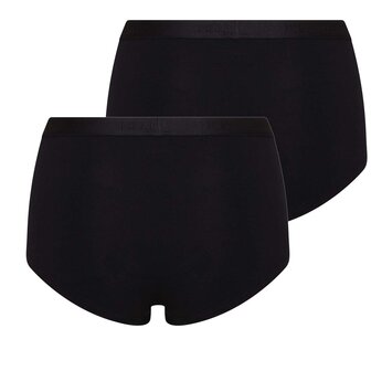 Beeren Young Dames short Zwart (2-pack)