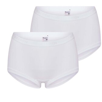 Beeren Young Dames short Wit (2-pack)