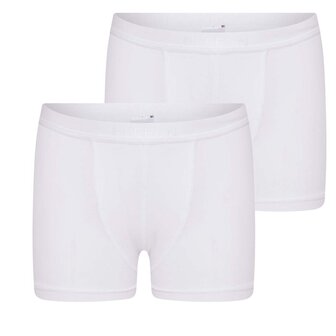 Jongens boxershort Beeren Young Wit (2-pack)