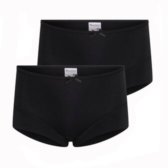 Meisjes boxershort Elegance Zwart (2-pack)