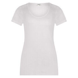 Beeren Dames T-shirt met ronde hals m3000 wit