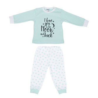Baby pyjama To The Moon Mint