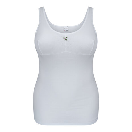 Dames cuphemd Jacqueline Wit