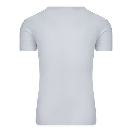 Heren T-shirt met diepe V-hals M3000 Wit