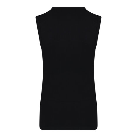 Heren mouwloos shirt V-hals M3000 Zwart