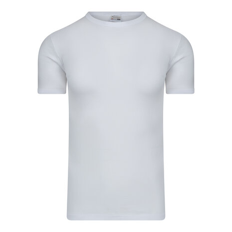 Heren T-shirt K.M. met O-hals M3000 Wit