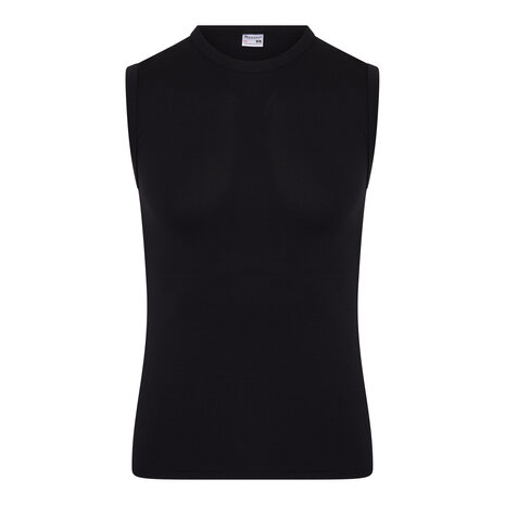 Heren mouwloos shirt Beeren Young Zwart