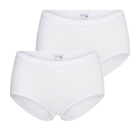 Beeren Comfort Feeling Dames Midi slip wit (2-pack)
