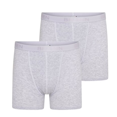 Heren boxershort Roger Melee Grijs (2-pack)