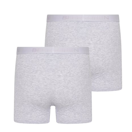 Heren boxershort Roger Melee Grijs (2-pack)