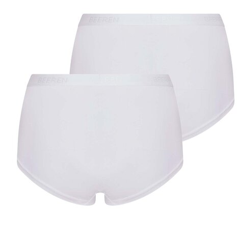 Beeren Young Dames short Wit (2-pack)