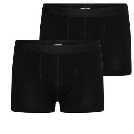 Jongens boxershort Comfort Feeling Zwart (2-pack)