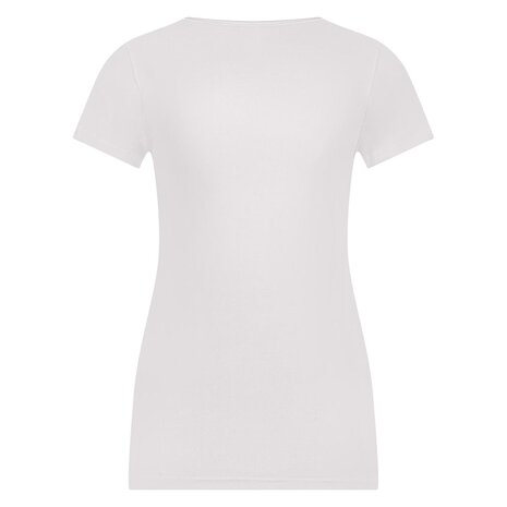 Beeren Dames T-shirt met V hals m3000 wit