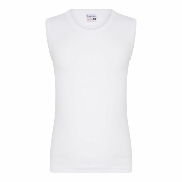 Jongens mouwloos shirt Comfort Feeling Wit
