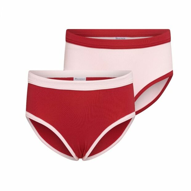 Mix&amp;Match Meisjes slips L.Roze/D.Rood (2-pack)