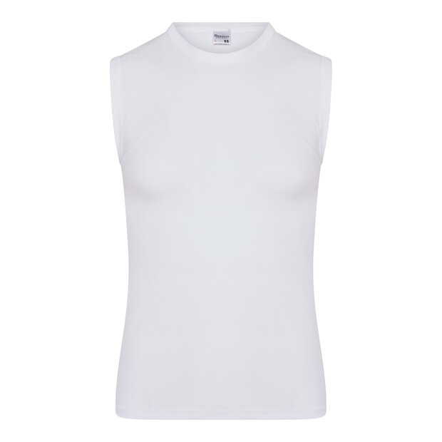 Heren mouwloos shirt Beeren Young Wit