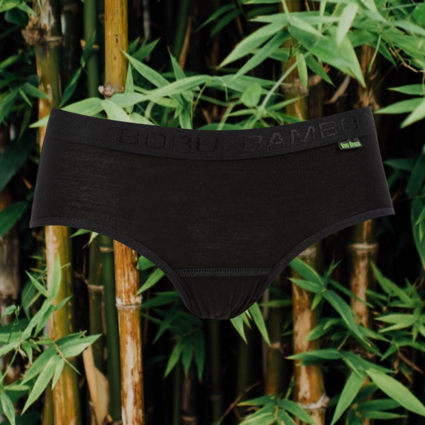 Boru Bamboo dames slip zwart