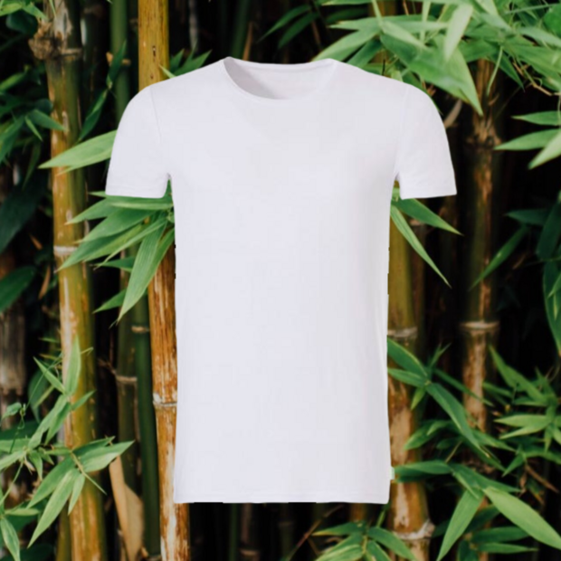 BORU BAMBOO HEREN T-SHIRT WIT