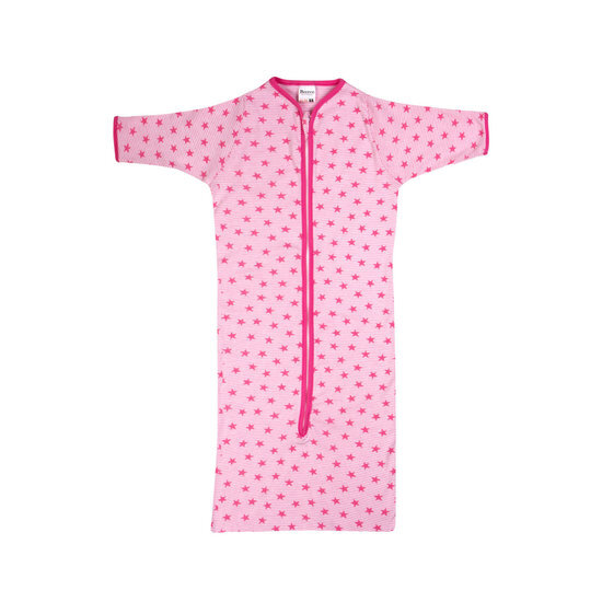 Baby slaapzakje streep/ster Roze