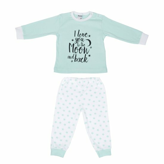 Baby pyjama To The Moon Mint