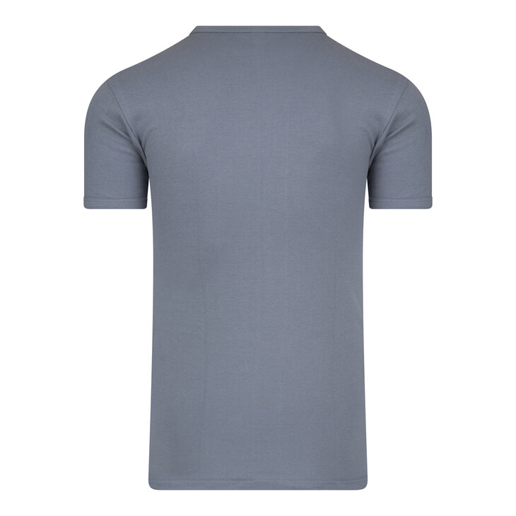 Heren T-shirt K.M. met O-hals M3000 Grijs