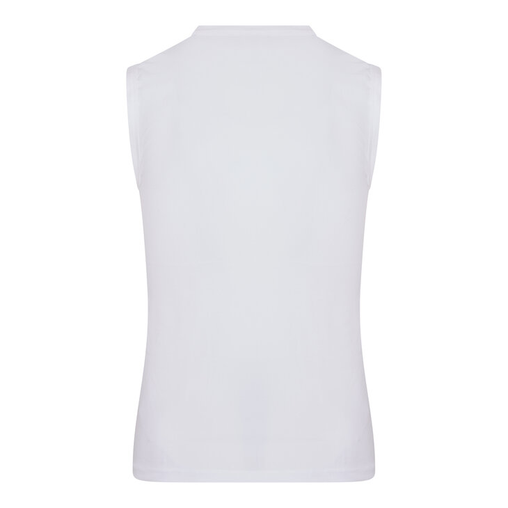 Heren mouwloos shirt Beeren Young Wit