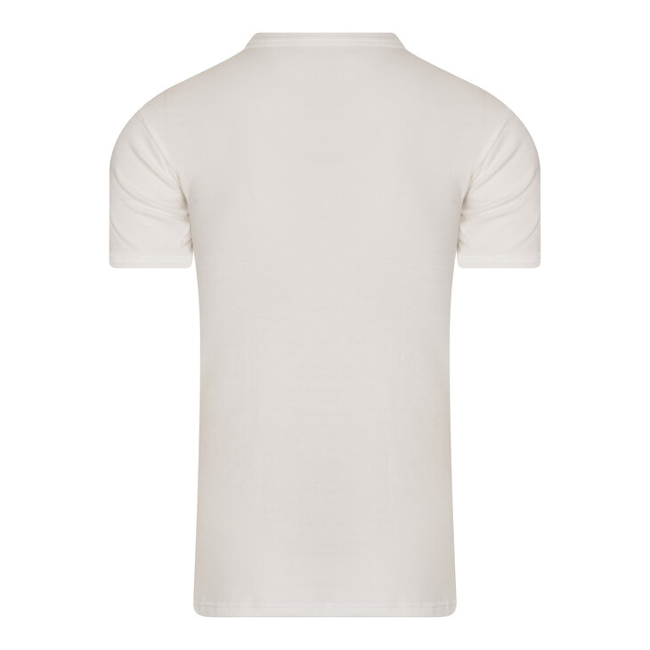 Heren beeren ondergoed hemd Korte mouw Thermo wit