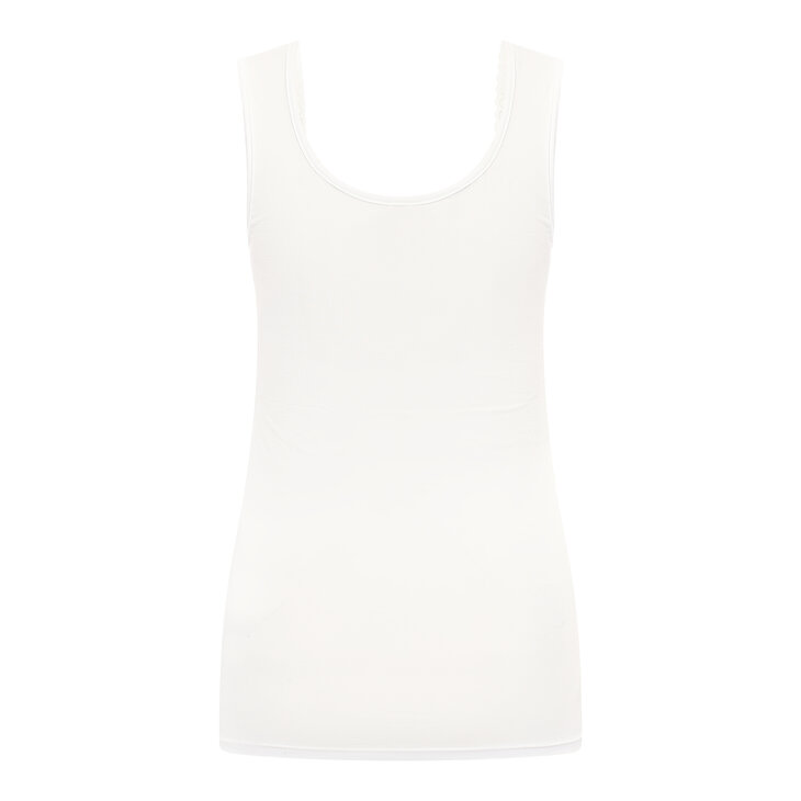 Beeren Comfort Feeling Dames Hemd met kant Dianne  Wit