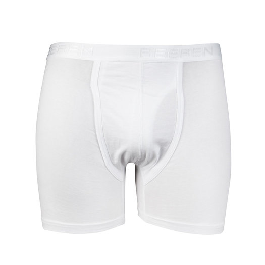 Heren beeren ondergoed boxershort Dylan met opening wit - stellaardbodywear
